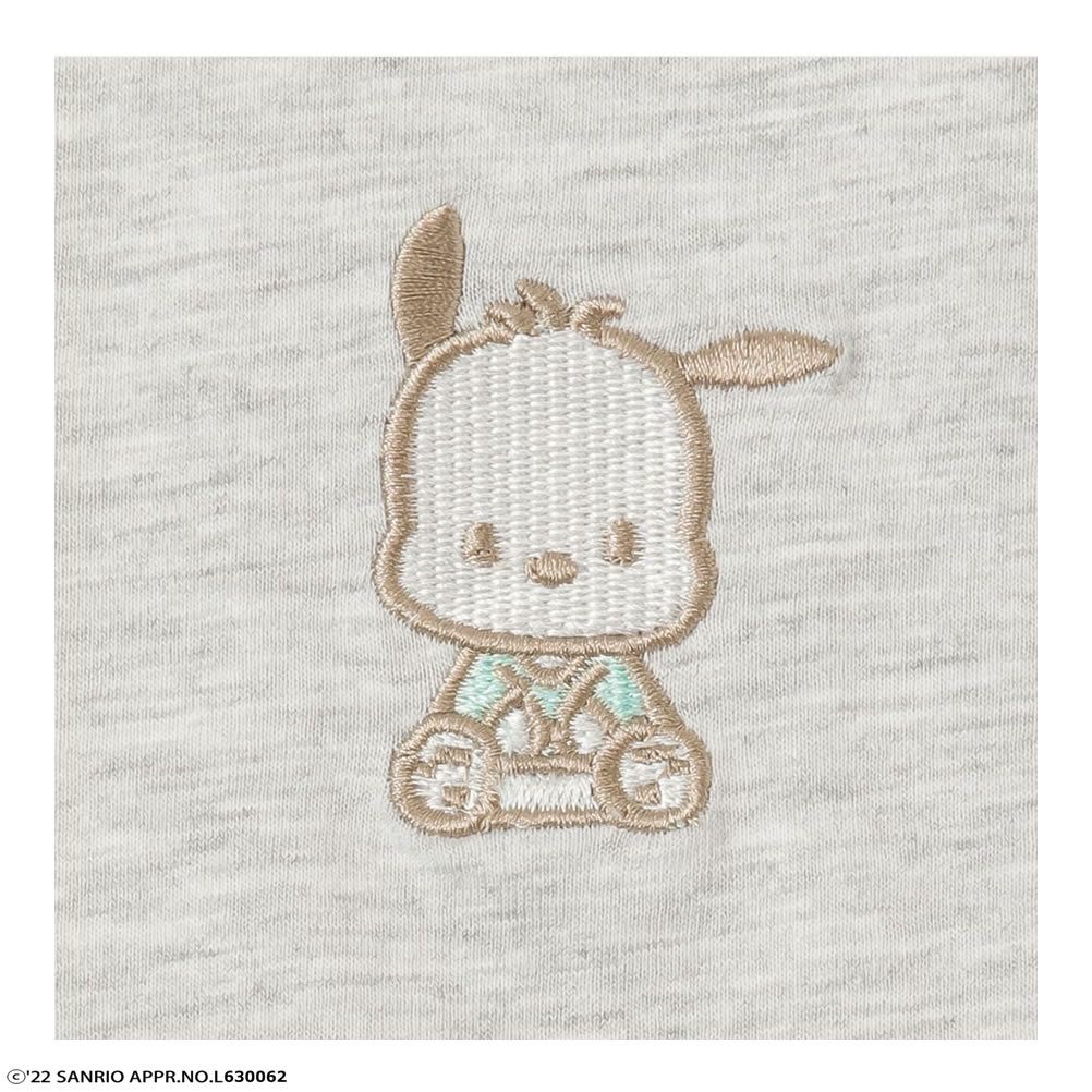 サンリオ左胸ワンポイント刺繍tシャツ レディース