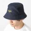 GOOD CREW ロゴ刺繍デニムバケットハット メンズ