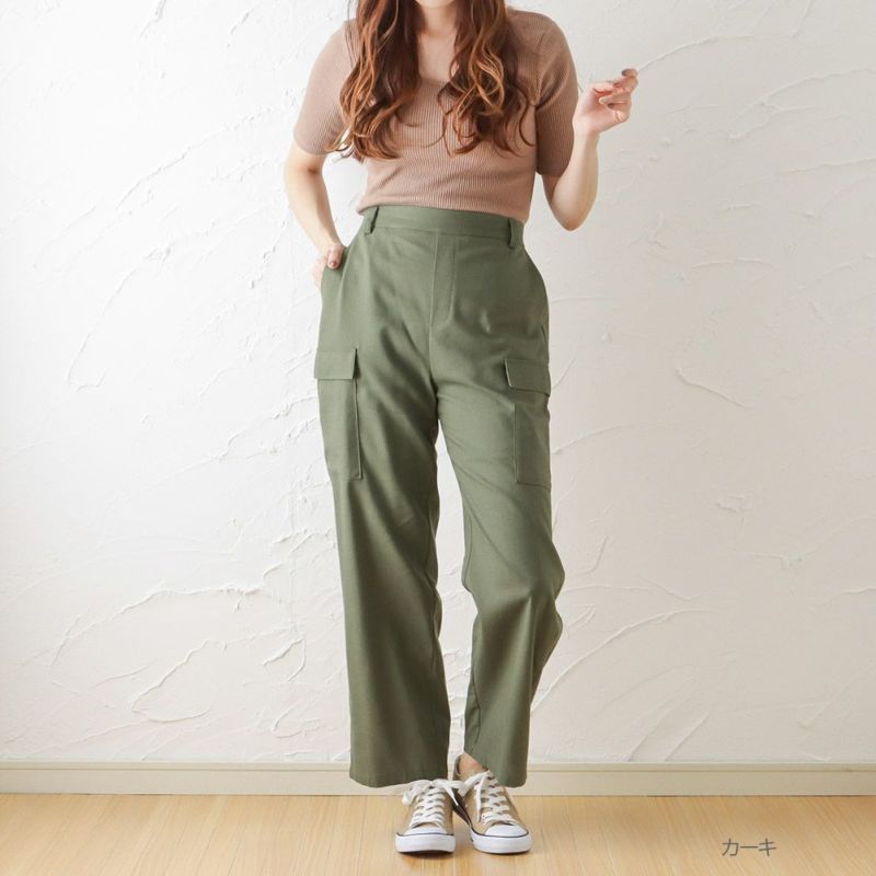 【オンラインストア限定】GOOD CREW  リネンレーヨンパンツ レディース商品画像-2