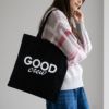 GOOD CREW  ロゴプリントツイルトートバッグ商品サムネイル-1