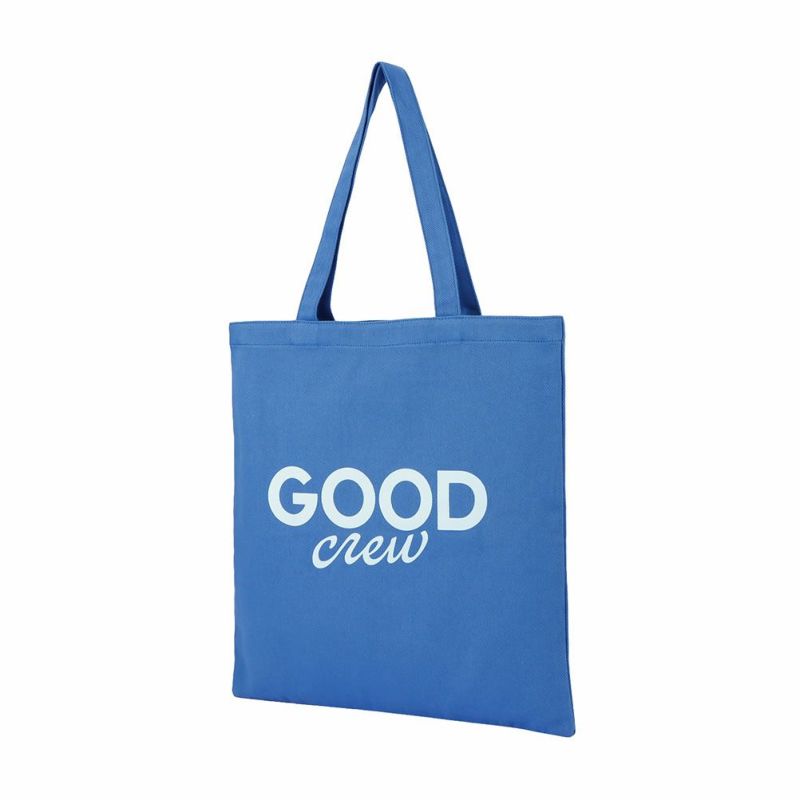 GOOD CREW ロゴプリントツイルトートバッグ レディース