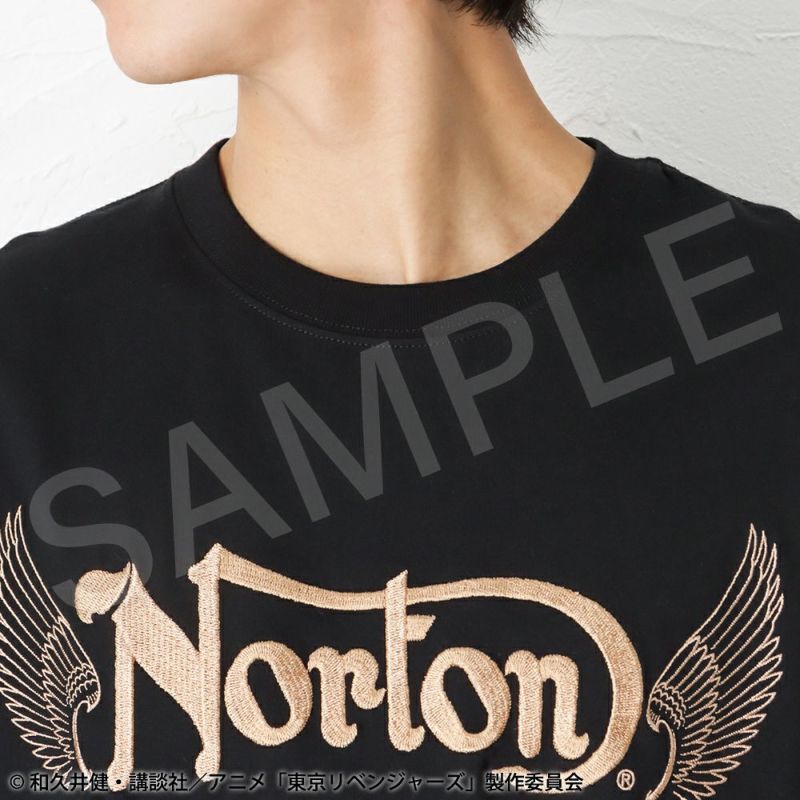 【非売品スペシャルカードをプレゼント】Norton 東京リベンジャーズ 場地圭介 長袖Tシャツ メンズ