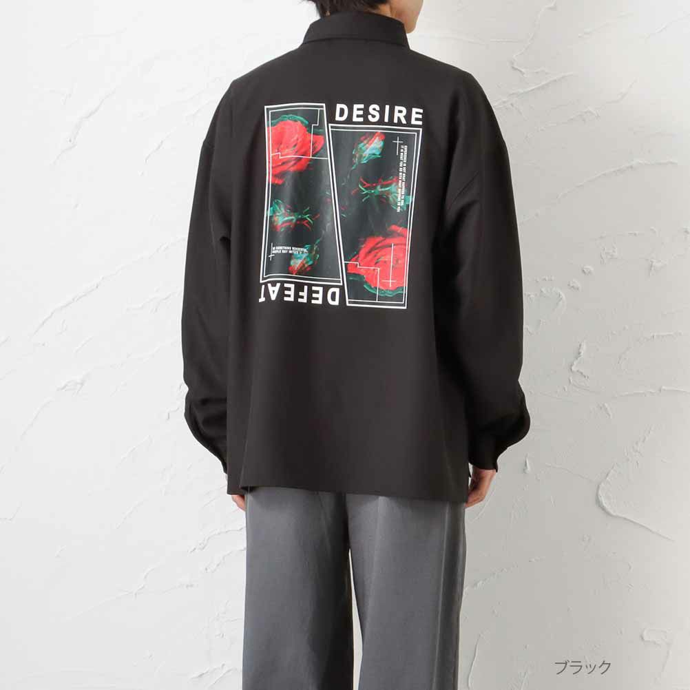 フォトプリントシャツ メンズ