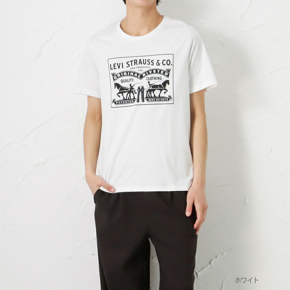 Levi S 2 Horse グラフィックtシャツ メンズ