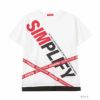 Simplify ポンチ素材 ロゴラインTシャツ キッズ ネコポス 対応商品