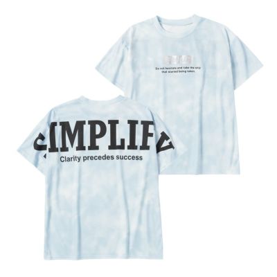 Simplify  タイダイプリントTシャツ キッズ ネコポス 対応商品