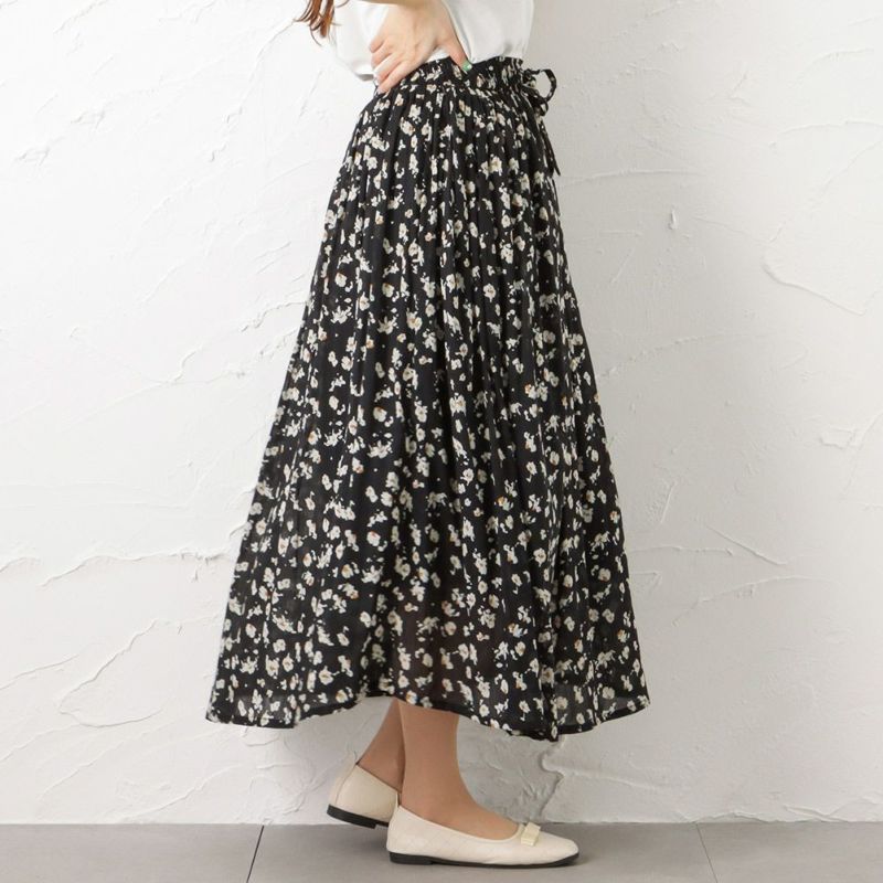 [期間限定価格]【オンラインストア限定】綿ボイル総柄スカート レディース商品画像-8