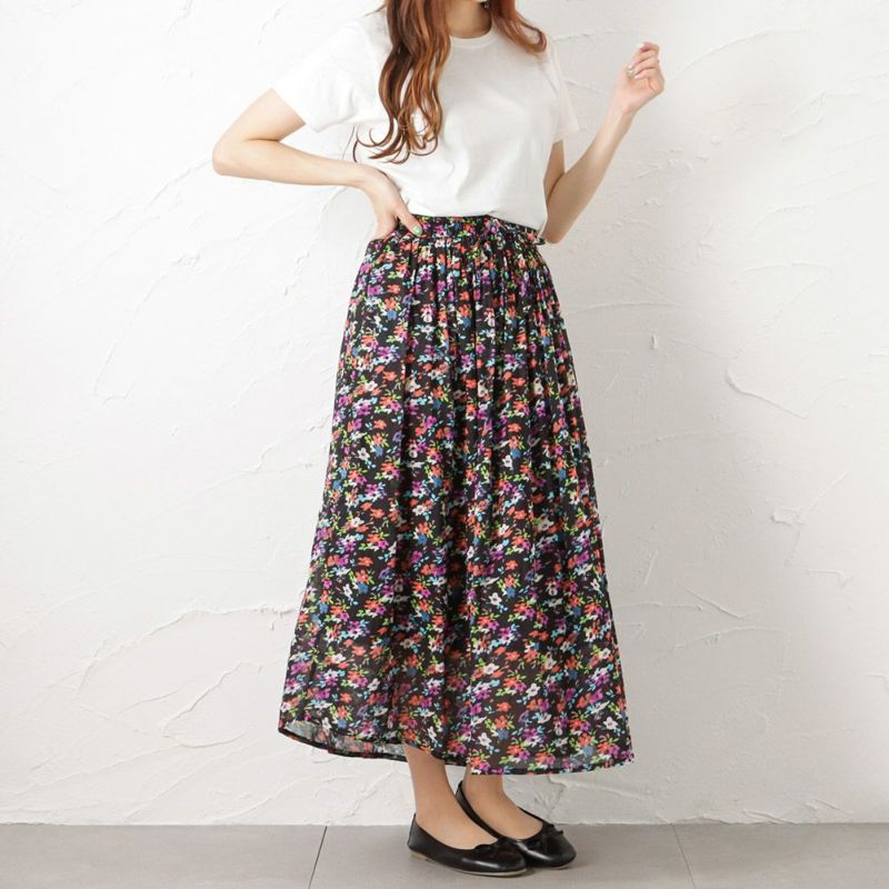 [期間限定価格]【オンラインストア限定】綿ボイル総柄スカート レディース商品画像-10