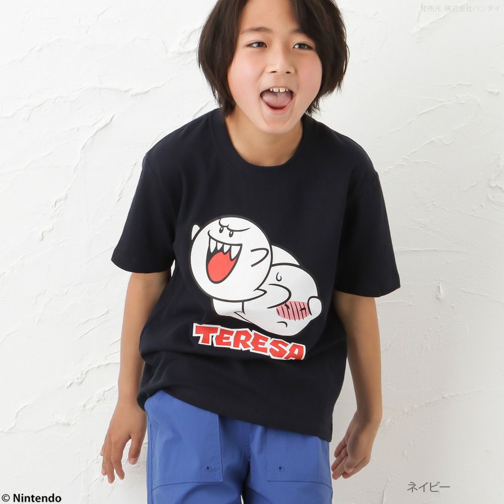 スーパーマリオ プリントtシャツ キッズ
