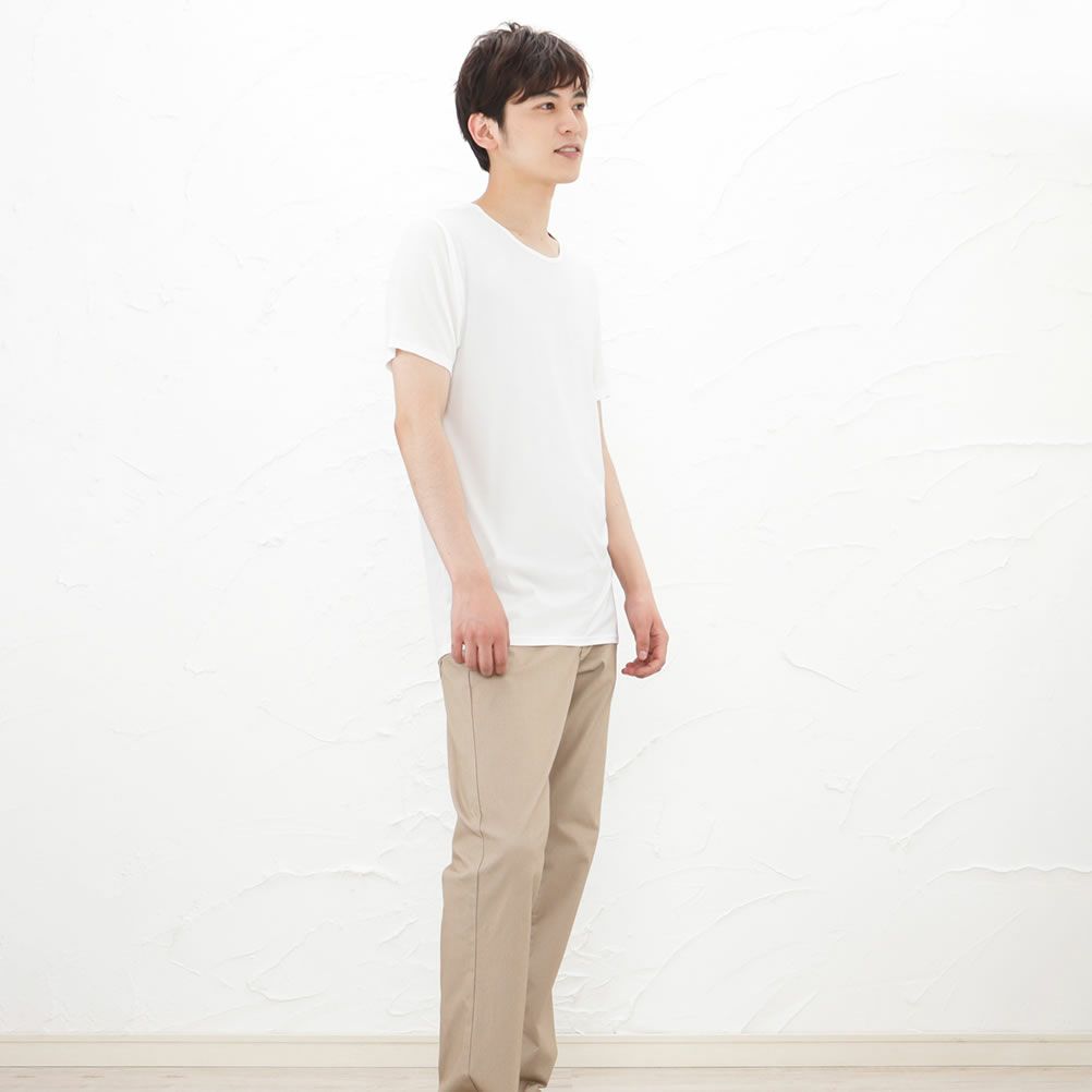 SARARI COOL クルーネックTシャツ メンズ メール便 対応商品商品サムネイル-5