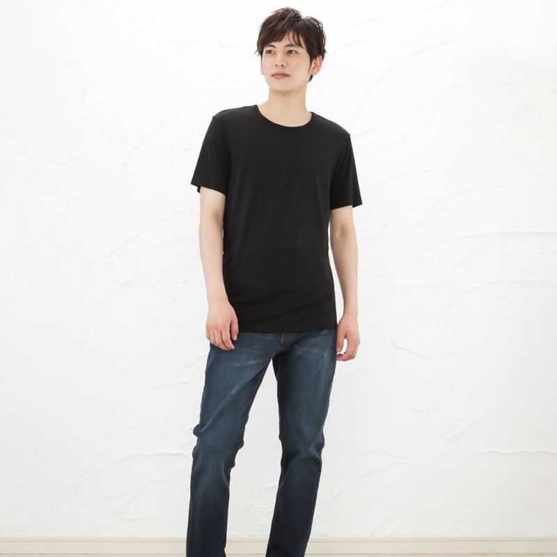 Saint Laurent クルーネック半袖tシャツ ブラック SS25 Saint Laurent T-shirt for Men SS25 | GIGLIO.COM
