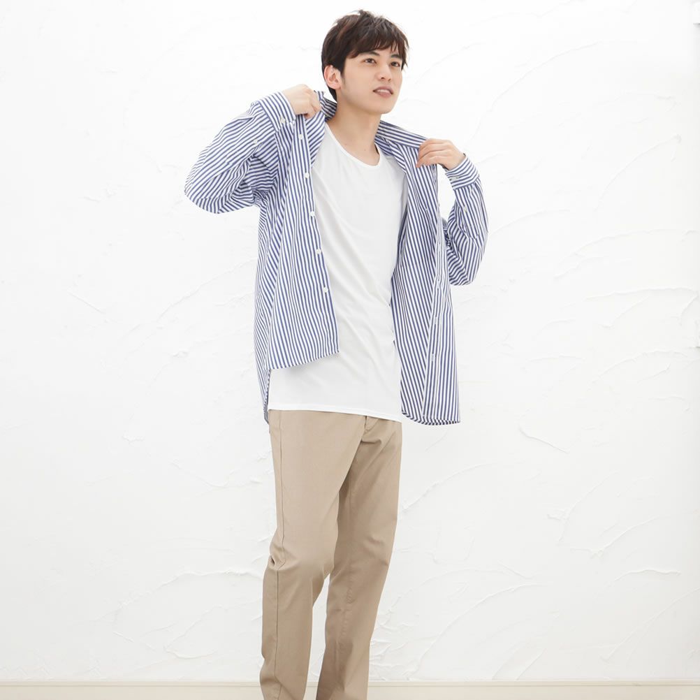 SARARI COOL クルーネックTシャツ メンズ メール便 対応商品商品サムネイル-14