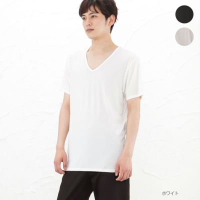 SARARI COOL VネックTシャツ メンズ ネコポス 対応商品