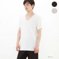 SARARI COOL VネックTシャツ メンズ ネコポス 対応商品