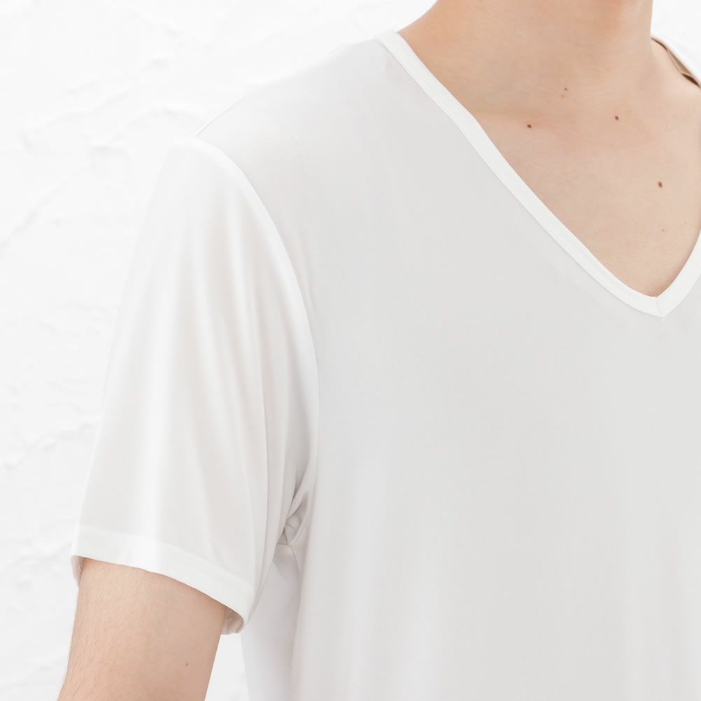 SARARI COOL VネックTシャツ メンズ メール便 対応商品商品サムネイル-12