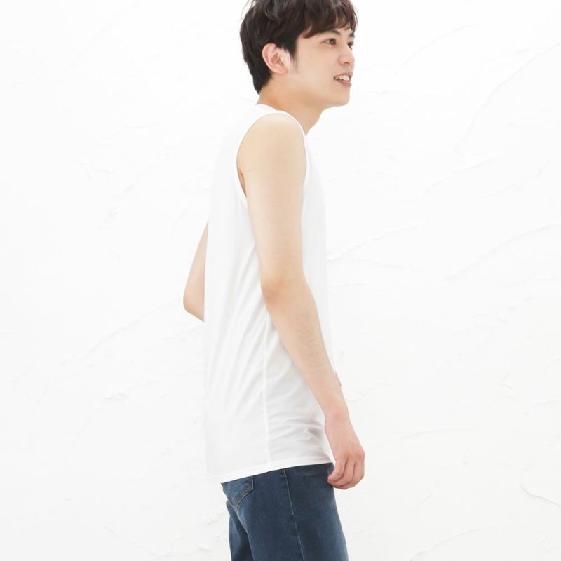SARARI COOL Vネックノースリーブ メンズ