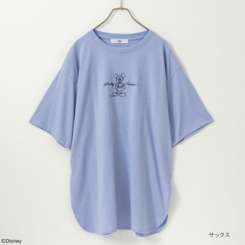 大きいサイズ Disney プリントtシャツ クイーンサイズ レディース