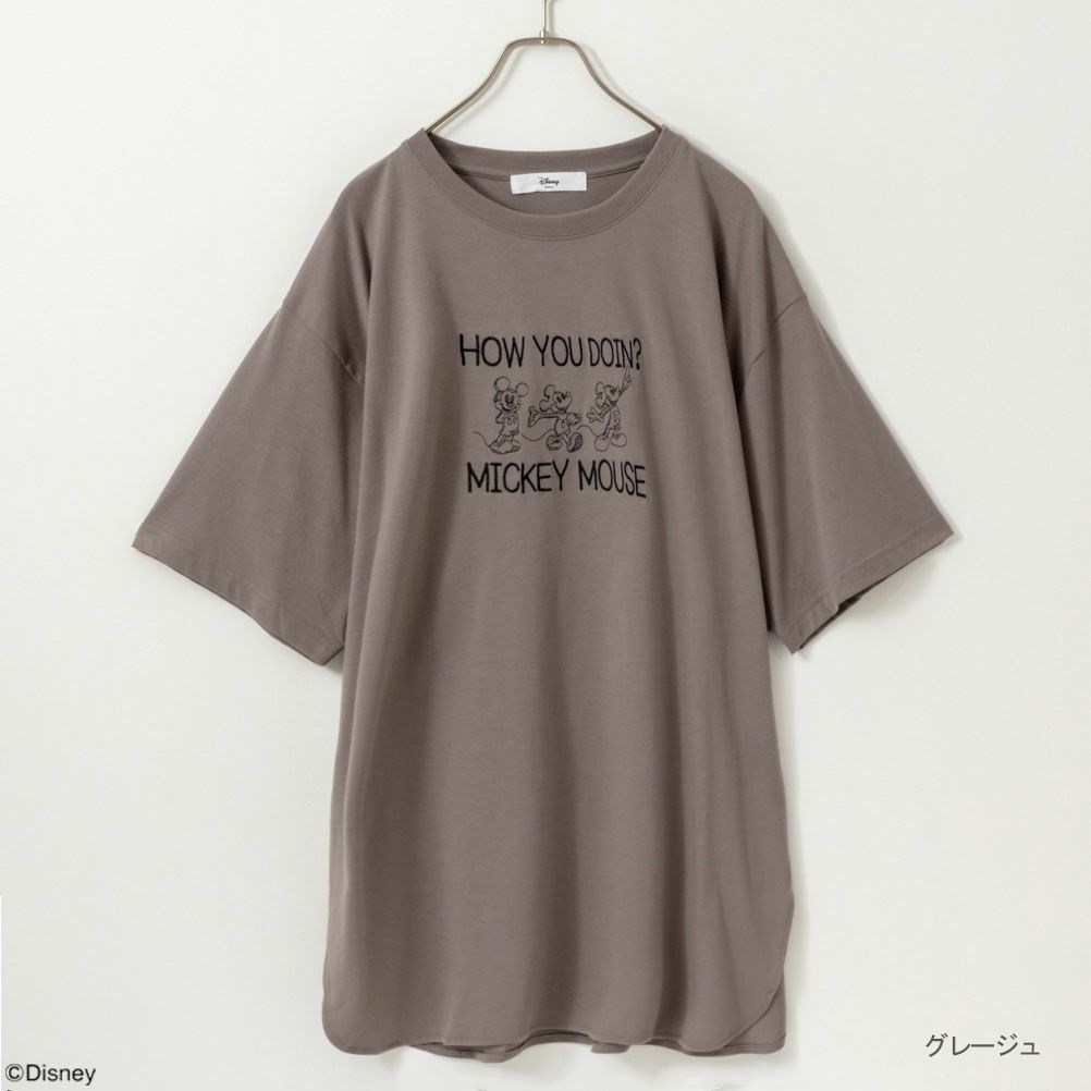 大きいサイズ Disney プリントtシャツ クイーンサイズ レディース