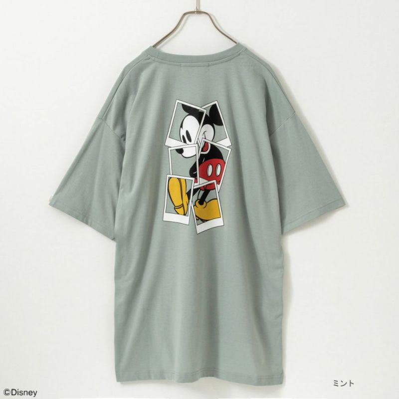 大きいサイズ Disney プリントtシャツ クイーンサイズ レディース