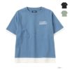 NAVY フェイクレイヤードTシャツ キッズ ネコポス 対応商品