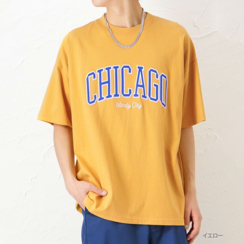 スタニングルアー Tシャツ 半袖 イエロー NAVY Chicago domainincite.com