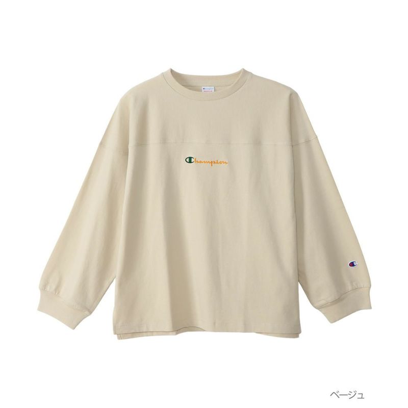 Champion ロングスリーブTシャツ レディース