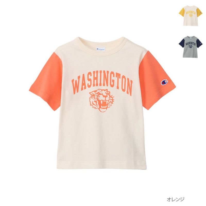 【オンラインストア限定】Champion 半袖Tシャツ キッズ ネコポス 対応商品商品画像-1