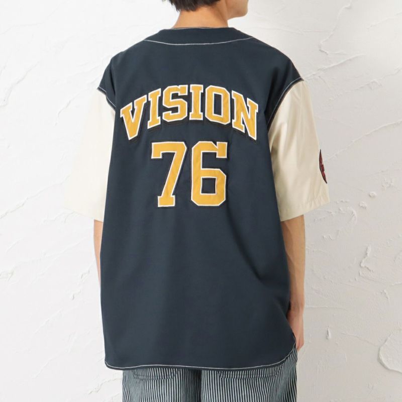 【オンラインストア限定】VISION STREET WEAR  ワッペンベースボールシャツ メンズ商品画像-2