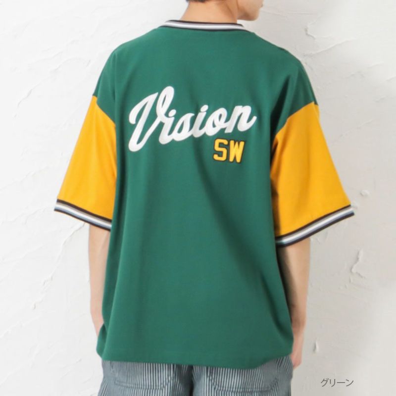 【オンラインストア限定】VISION STREET WEAR  リブラインビッグTシャツ メンズ ネコポス 対応商品商品画像-1