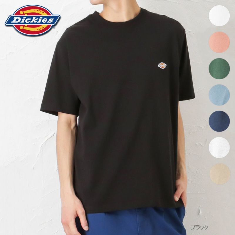 【オンラインストア限定】Dickies ミニワッペン半袖Tシャツ メンズ ネコポス 対応商品商品画像-1
