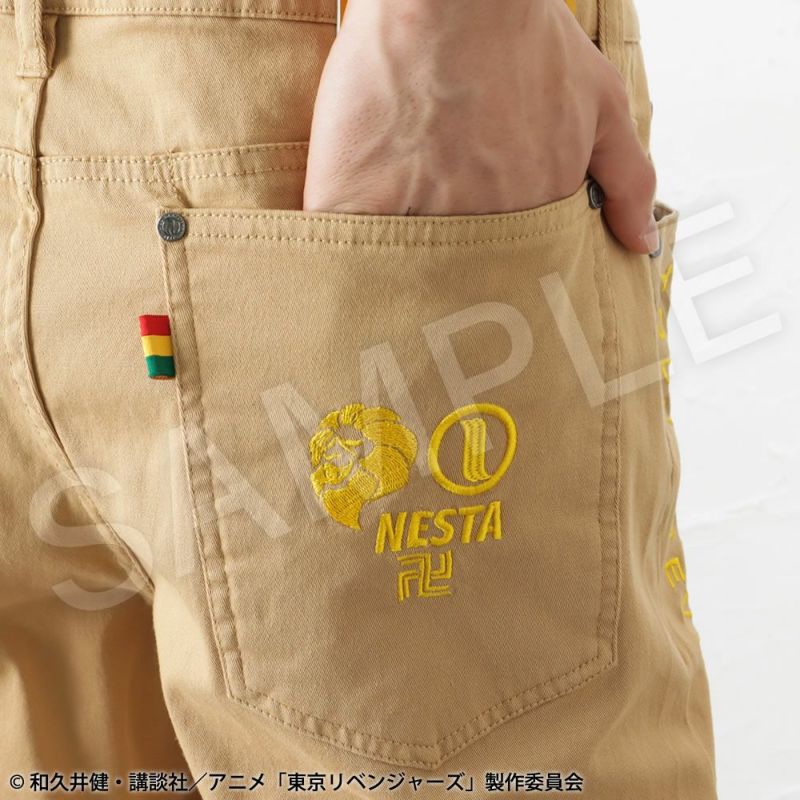 【非売品スペシャルカードをプレゼント】NESTA BRAND 東京リベンジャーズ 佐野万次郎 マイキー Mikey ストレッチパンツ メンズ