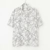 URBAN COLLECTION 幾何学柄オープンシャツ メンズ