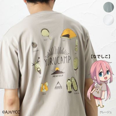 【ゆるキャン△購入キャンペーン対象商品】Penfield Penfield×ゆるキャン△ キャンプギアTシャツ メンズ ネコポス 対応商品