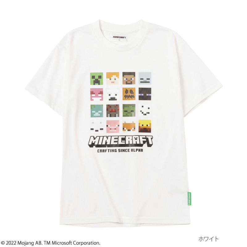 Minecraft マインクラフト 半袖tシャツ キッズ