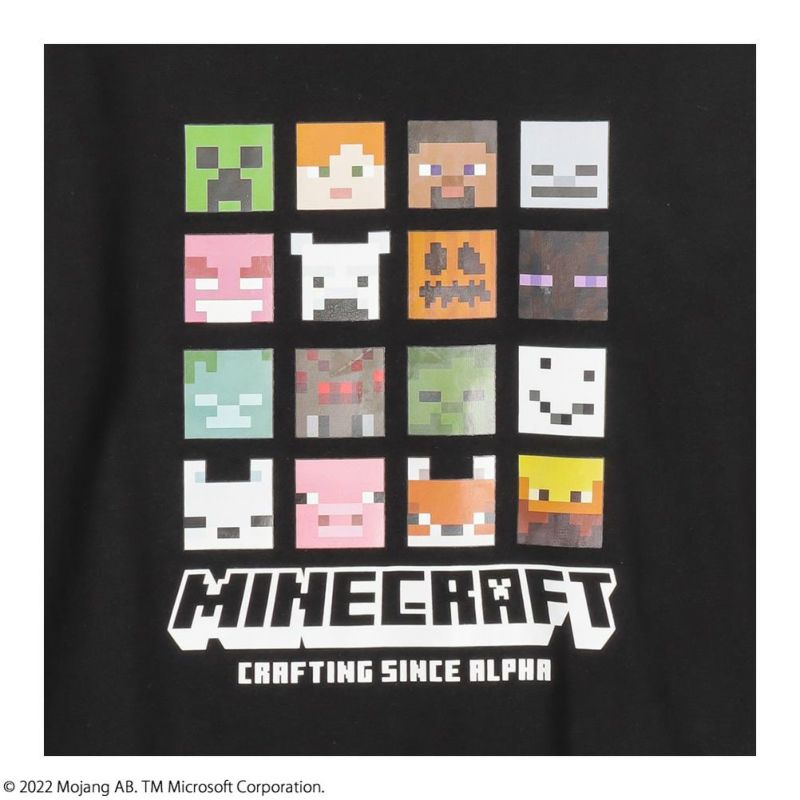 Minecraft マインクラフト 半袖tシャツ キッズ