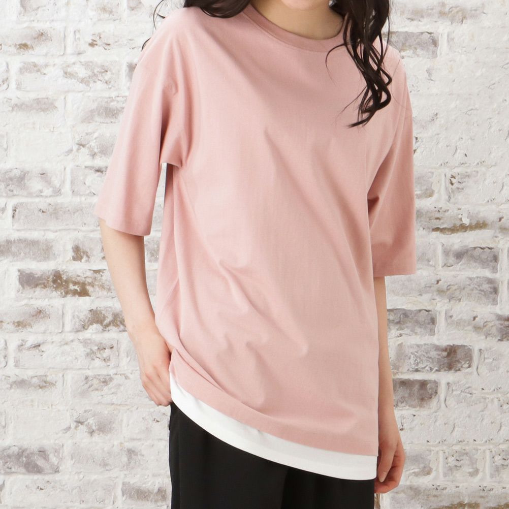 T Graphics フェイクレイヤードバックプリントtシャツ レディース T Graphics フェイクレイヤードバックプリントtシャツ レディース