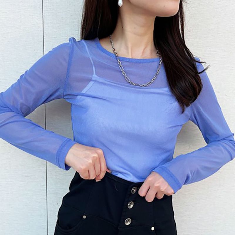 【オンラインストア限定】シアークルーネックプルオーバー レディース メール便 対応商品商品画像-5