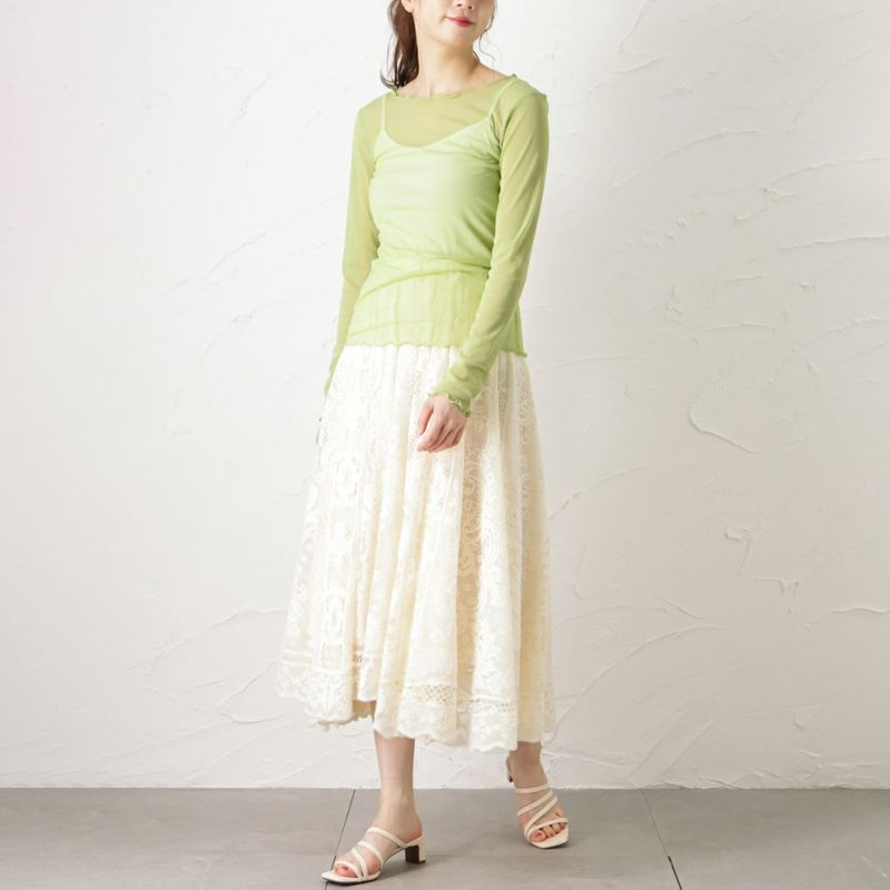 【オンラインストア限定】シアーメロープルオーバー レディース メール便 対応商品商品画像-8