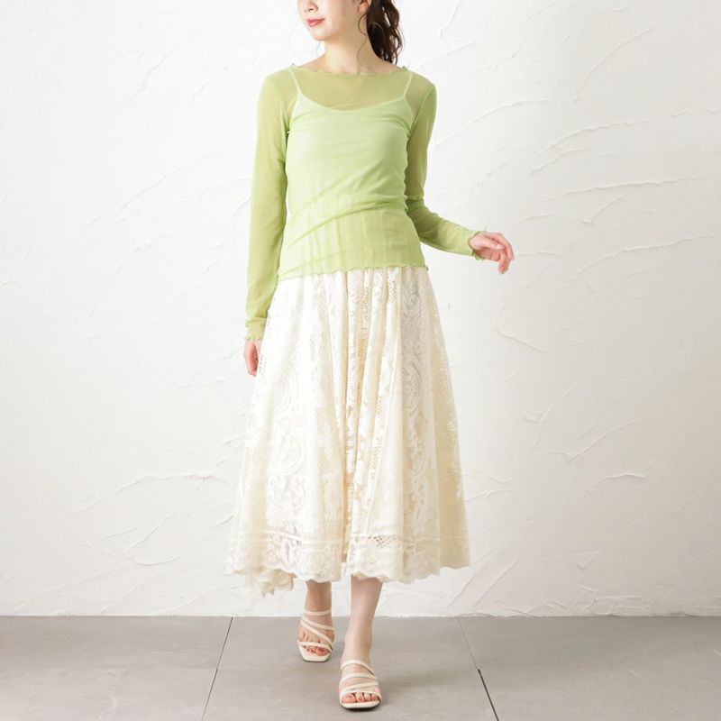 【オンラインストア限定】シアーメロープルオーバー レディース メール便 対応商品商品画像-9