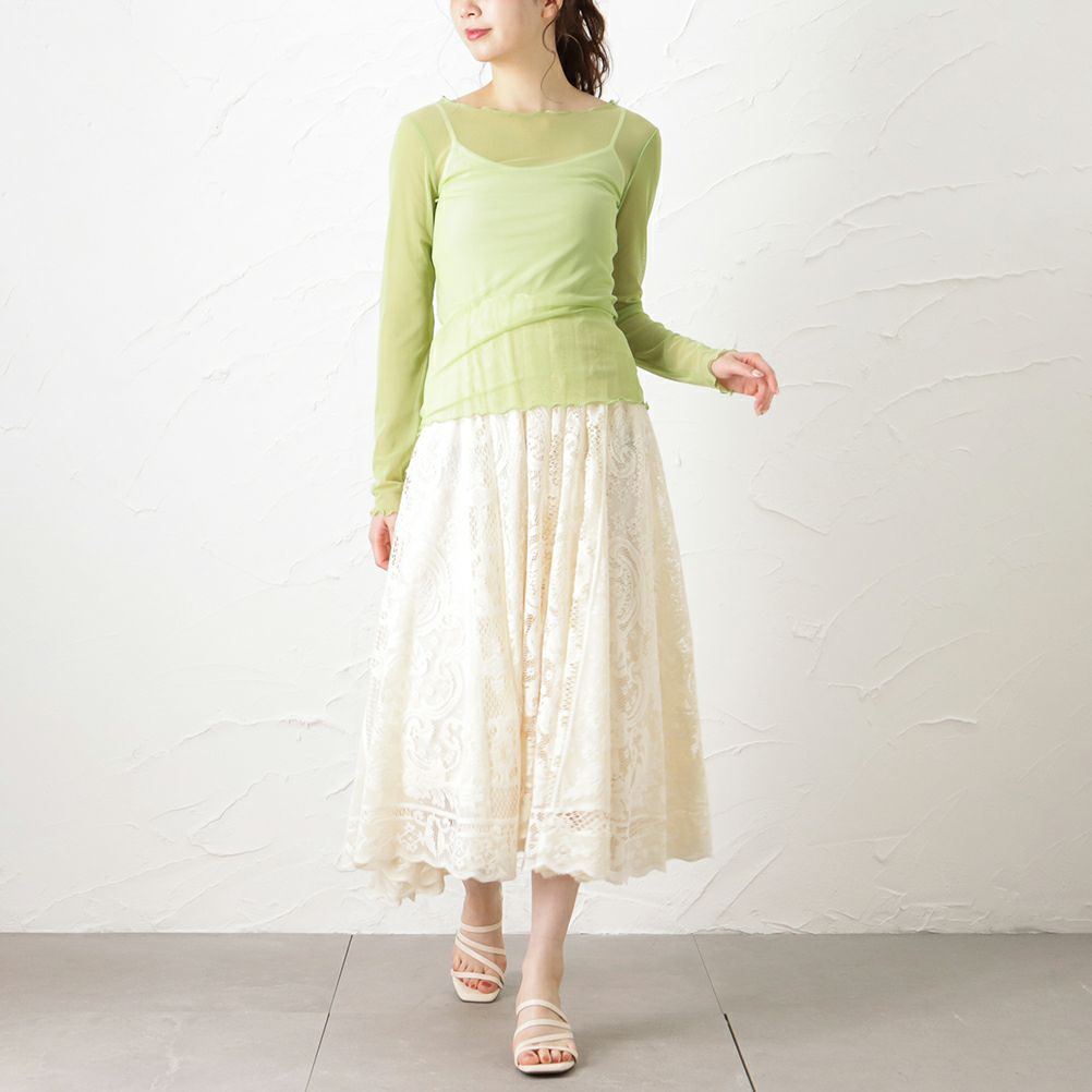 【オンラインストア限定】シアーメロープルオーバー レディース メール便 対応商品商品サムネイル-9