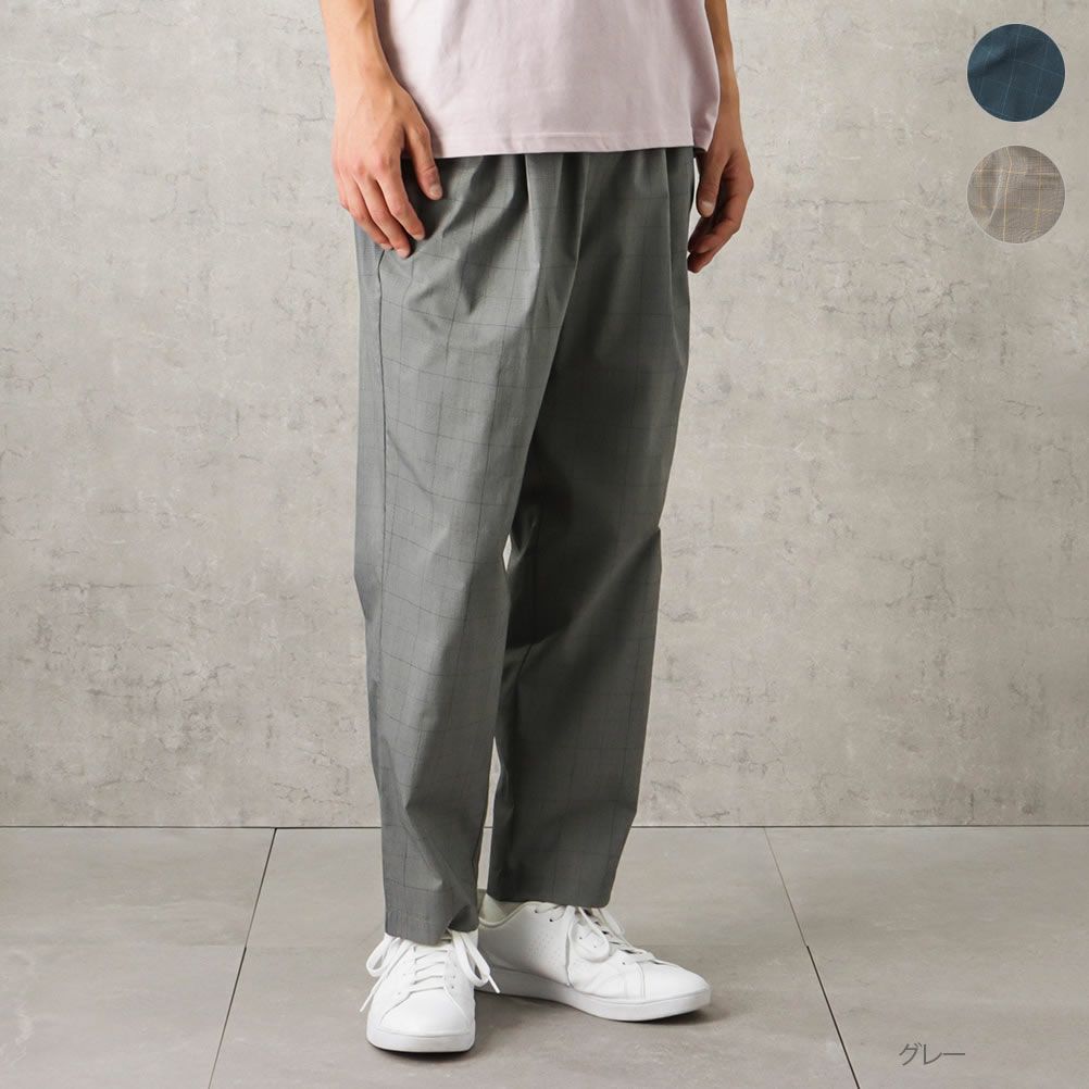 Navy Solotex R 使用 ワイドアンクルパンツ メンズ