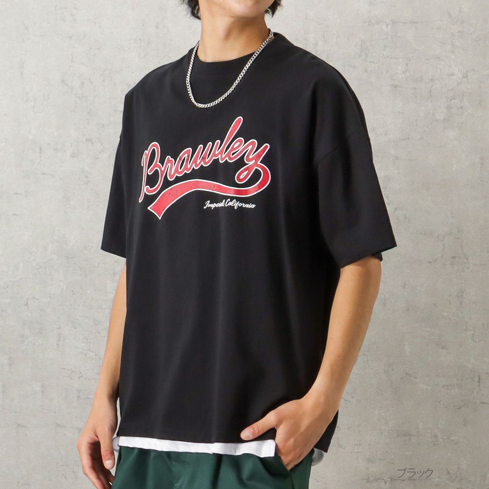 【オンラインストア限定】カレッジプリントTシャツアンサンブル アクセサリー付き メンズ メール便 対応商品商品サムネイル-2
