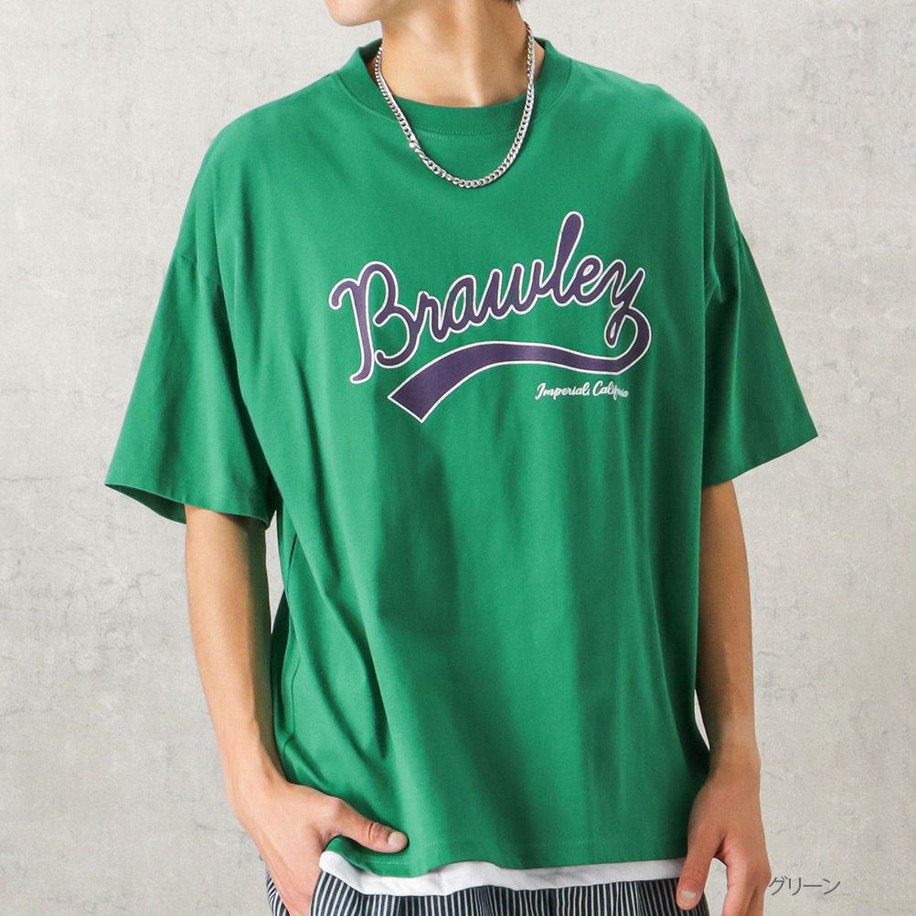 【オンラインストア限定】カレッジプリントTシャツアンサンブル アクセサリー付き メンズ メール便 対応商品商品サムネイル-3