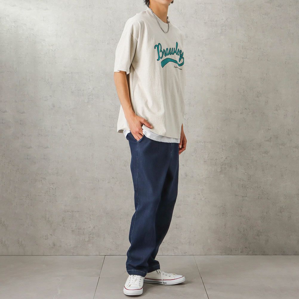 【オンラインストア限定】カレッジプリントTシャツアンサンブル アクセサリー付き メンズ メール便 対応商品商品サムネイル-5