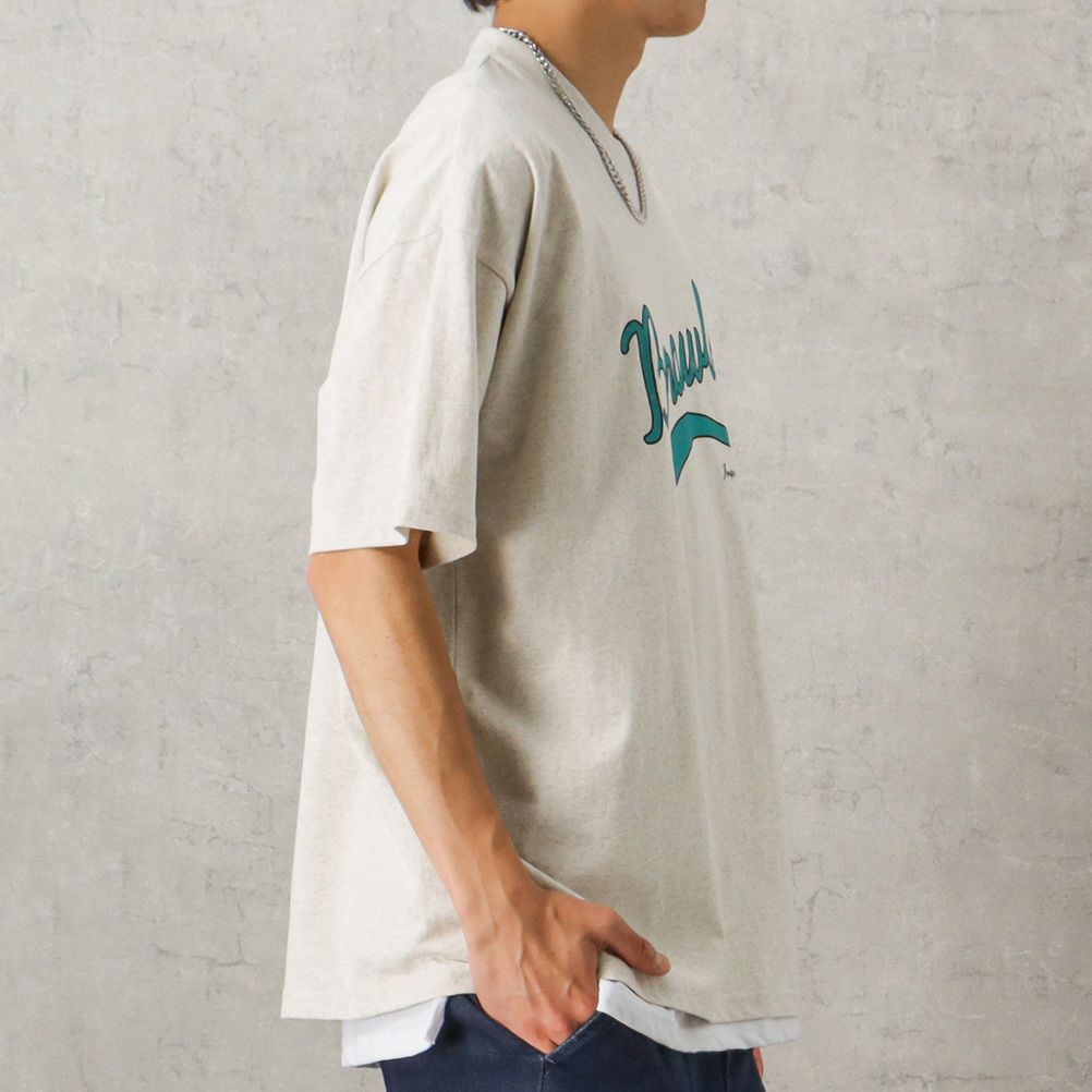 カレッジプリントTシャツアンサンブル アクセサリー付き メンズ ネコポス 対応商品