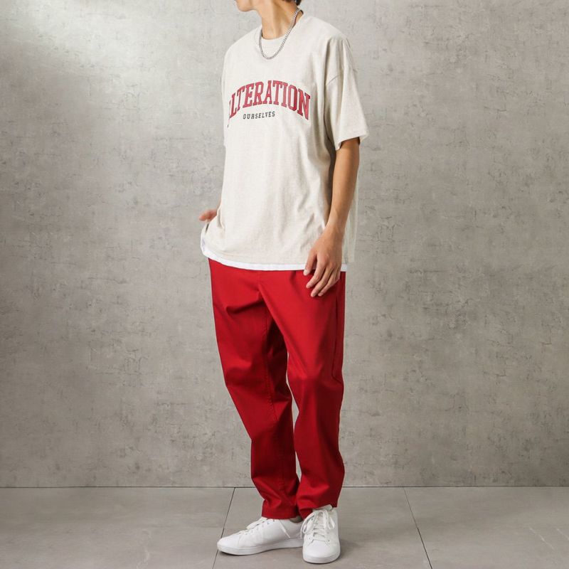 【オンラインストア限定】カレッジプリントTシャツアンサンブル アクセサリー付き メンズ メール便 対応商品商品画像-4