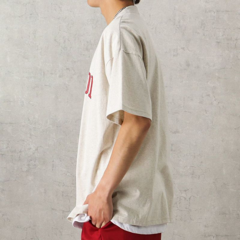 【オンラインストア限定】カレッジプリントTシャツアンサンブル アクセサリー付き メンズ メール便 対応商品商品画像-6