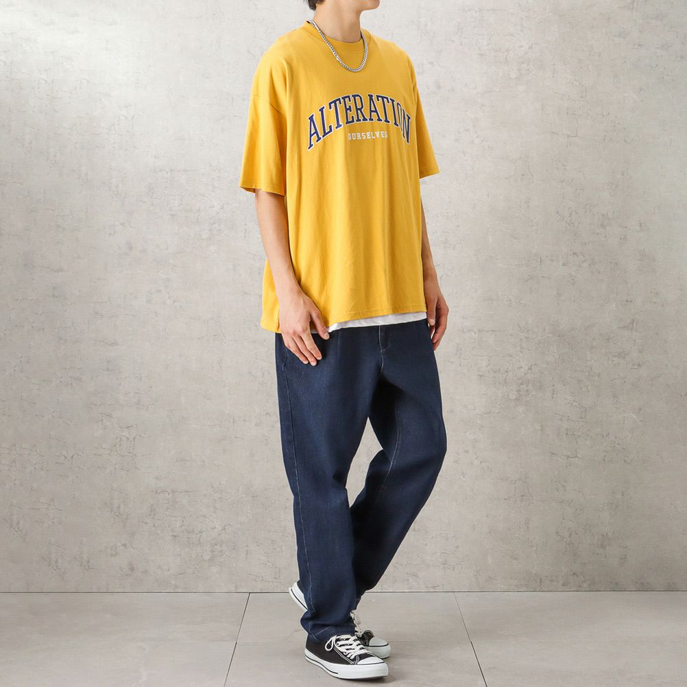 カレッジプリントTシャツアンサンブル アクセサリー付き メンズ ネコポス 対応商品