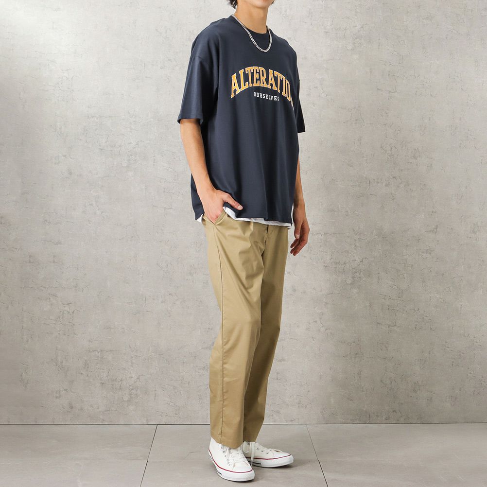 カレッジプリントTシャツアンサンブル アクセサリー付き メンズ ネコポス 対応商品