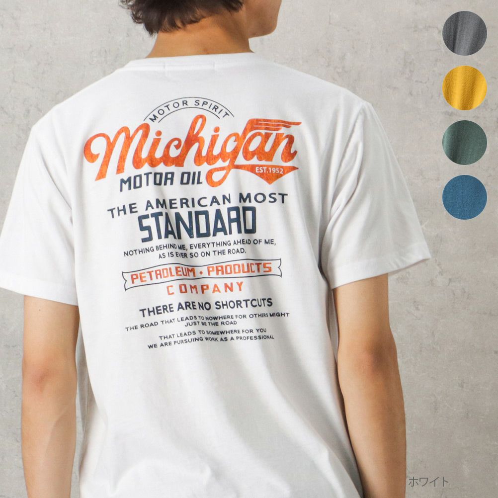 T Graphics アメカジプリント半袖tシャツ メンズ